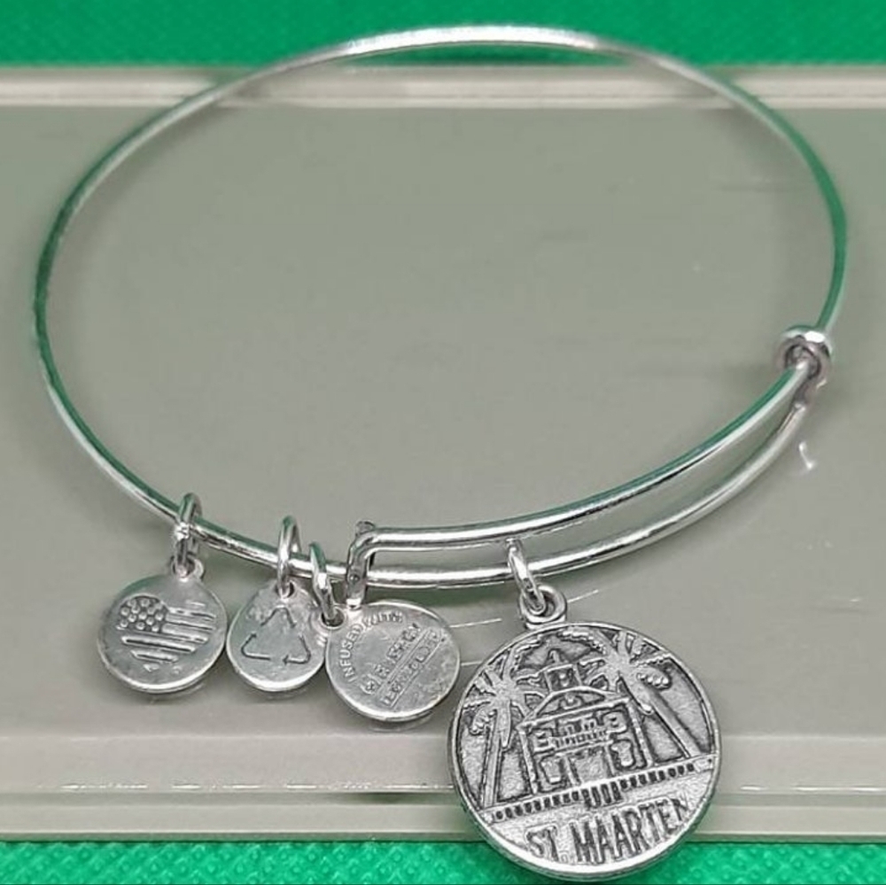 Alex and Ani St. Martin 2013 Charm Bangle Bracelet